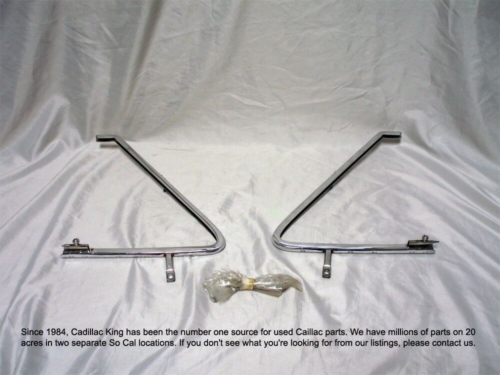(image for) 1951 1952 1953 VINTAGE COUPE DEVILLE VENT GLASS CHROME FRAME